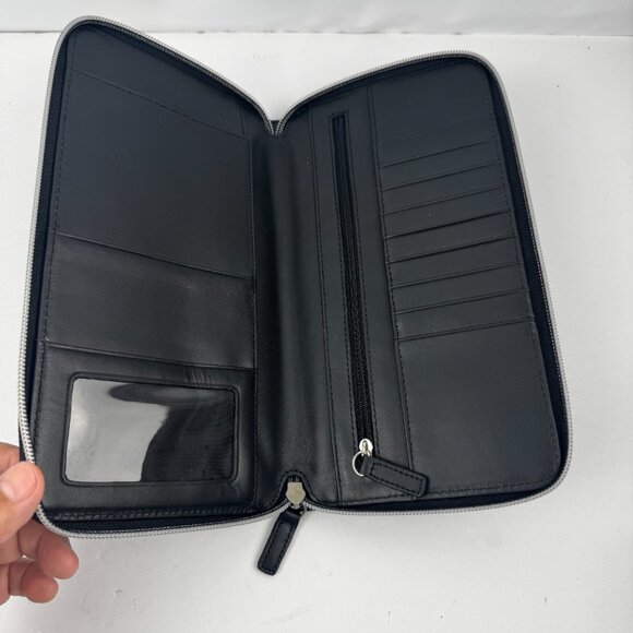 Land Rover Wallet Handbook Organizer Zip case 10.5 x 5.25" Bi-Fold Travel Vallet - Picture 5 of 14